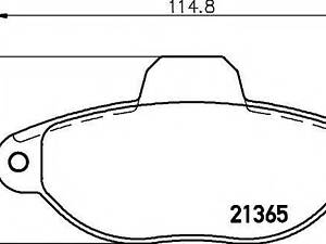 Колодки гальмівні дискові TEXTAR 2136502 на FIAT CINQUECENTO (170)