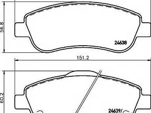 Колодки гальмівні дискові TEXTAR 2463801 на HONDA CR-V Mk III (RE)