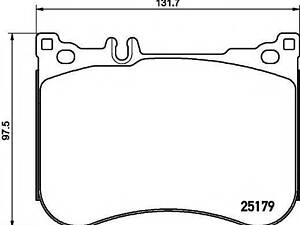 Колодки гальмівні дискові TEXTAR 2517901 на MERCEDES-BENZ SL (R231)