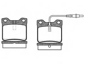 Колодки гальмівні дискові задні WOKING P221302 на PEUGEOT 605 седан (6B)