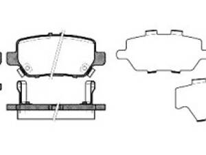 Колодки гальмівні, HONDA LEGEND IV (KB1) (05/06-)