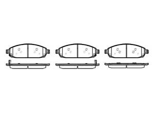 Колодки гальмівні, JEEP COMMANDER (09/05-)