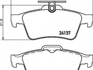 Колодки тормозные компл. 4шт OPEL 1605065 на JAGUAR XK купе (QQ6_, _J43_)