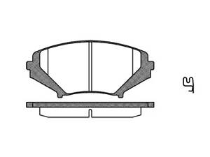 Колодки гальмівні, MAZDA RX 8 (SE17) (10/03-)