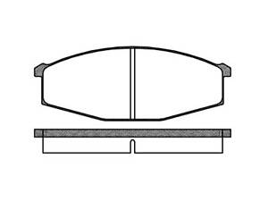 Колодки гальмівні, NISSAN PATROL Hardtop/Station Wagon (K160)(W160) (11/79-08/88)