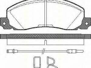 Колодки тормозные передние TRISCAN 811025846 на RENAULT 30 (127_)