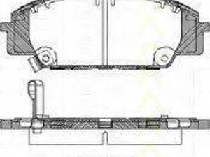 Колодки тормозные передние TRISCAN 811040005 на HONDA S2000 (AP)