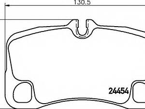 Колодки гальмівні PORSCHE 99735294905 на PORSCHE 911 (997)