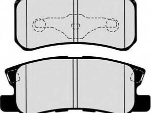 Колодки тормозные задние дисковые MITSUBISHI (выр-во Jakoparts) HERTH+BUSS JAKOPARTS J3615010 на MITSUBISHI OUTLANDER SPOR