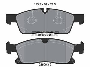 Колодки передні, 11-X166/W166/C292