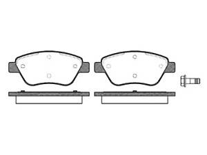 Колодки передние, передние, FIAT Doblo, 1.2-1.9, 01-