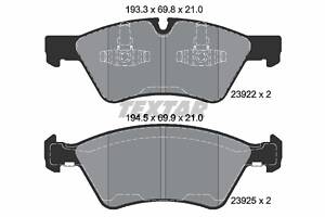 Колодки передние, R17/R18 X164/W164/211/251/463