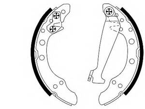 Колодки гальма стоянки VW 6RU698525A на SEAT IBIZA V (6J5, 6P5)