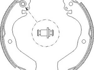 Колодки гальмівні, барабанні EAGLE SUMMIT 01/93-)