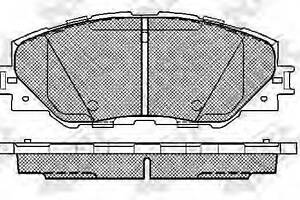 Колодки тормозные (без датчика) NIBK PN1530 на TOYOTA RAV 4 III (ACA3_, ACE_, ALA3_, GSA3_, ZSA3_)