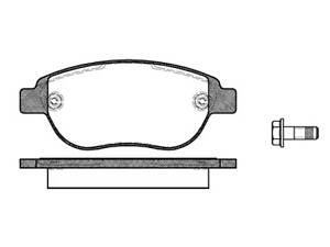 Колодки тормозные, передние, CITROËN BERLINGO (MF)(M_) (07/96-03/08)