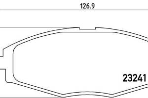 Колодки тормозные, передние, Lanos 1.5, Matiz, Nexia