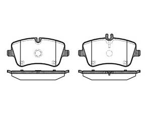 Колодки гальмові, передні, MERCEDES-BENZ Berlina/Sportcoupe/T-Model (W203)(CL203)(S203) (05/00-12/06)