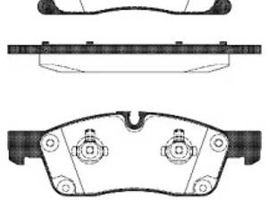 Колодки тормозные, передние, MERCEDES-BENZ GL -Cllass (X166) (07/12-)