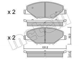 Колодки тормозные (передние) Skoda Fabia II/III 07-/VW Polo 10-