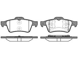 Колодки гальмівні, задні, CITROEN C5 III; NISSAN Primera; VOLVO S40, V50; RENAULT Espace IV; 04-