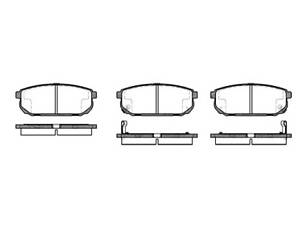 Колодки тормозные, задние, KIA SORENTO (JC) (08/02-)