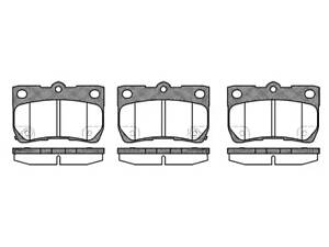 Колодки гальмівні, задні, LEXUS GS (GWS_, GRS_, UZS_) (04/05-)
