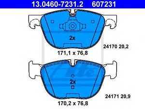 Колодки тормозные ATE 13046072312 на BMW X5 (E70)