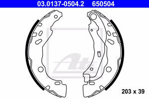 Колодки тормозные барабанные, DACIA Duster/Logan/Sandero, NISSAN Micra/Note, 98-