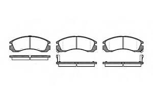 Колодки тормозные диск. перед. (пр-во Remsa) Citroen C-crosser 2.0 07-,Citroen C-crosser 2.2 07- (P2543.02) WOKING