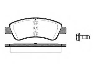 Колодки тормозные диск. перед. (пр-во Remsa) Citroen C4 cactus 1.2 14-,Citroen C4 cactus 1.6 14- (P9403.20) WOKING