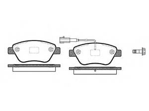 Колодки тормозные диск. перед. (пр-во Remsa) Citroen Nemo 1.4 08-,Citroen Nemo 1.4 09- (P9583.11) WOKING