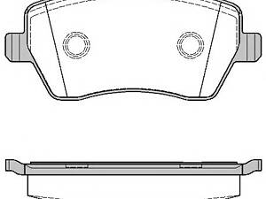 Колодки гальмівний диск. перед. (пр-во Remsa) Dacia Dokker 1.2 12-, Dacia Dokker 1.5 12- (P8873.00) WOKING