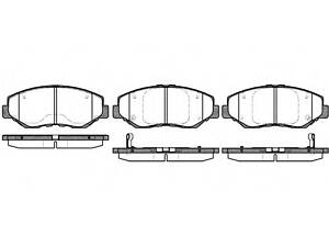 Колодки тормозные диск. перед. (пр-во Remsa) Honda CR-V 01>07, 07> (P9993.00) WOKING