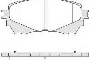 Колодки тормозные диск. перед. (пр-во Remsa) Mazda 6 (12-) (P14383.04) WOKING