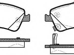 Колодки тормозные диск. перед. (пр-во Remsa) Toyota Corolla Auris 06> 12> / Avensis 08>18 (P12413.02) WOKING