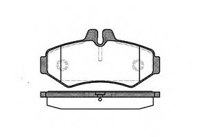 Колодки тормозные диск. задн. (пр-во Remsa) MB Sprinter I (00-06)/VW LT 28-35 II (96-06) (P6333.00) WOKING