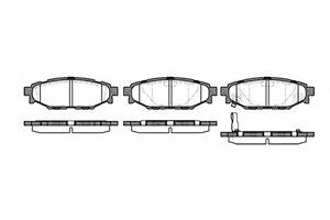 Колодки гальмівний диск. задн. (пр-во Remsa) Subaru Forester (sh) 2.0 08-, Subaru Forester (sh) 2.5 08- (P10363.01) WOKING