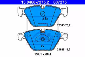 Колодки тормозные дисковые, BMW 5 (F10/F11),10-17