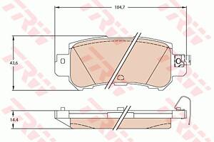 Колодки тормозные дисковые, MAZDA, 1.5-2.2, PEY6/PEY7, 11-