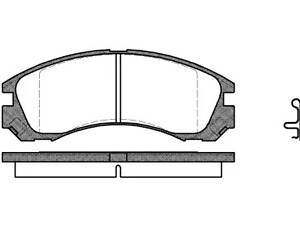 Колодки гальмівні дискові, передні, MITSUBISHI Lancer, Outlander, Pajero, Space Wagon; 2.0-3.0, 98