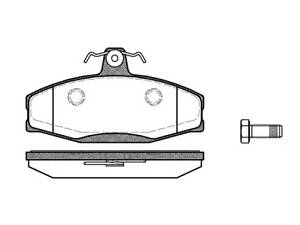 Колодки гальмівні дискові, передні, VW Caddy II, 1.6-1.9, 96-00