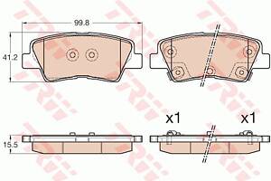 Колодки тормозные дисковые, TOYOTA/HYUNDAI/KIA, 1.0-2.0, G4FJ, 11-