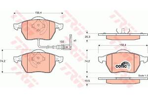 Колодки тормозные дисковые, VAG, 1.4-2.8, AGZ/AQN, 96-10