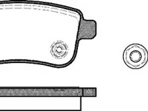 Колодки тормозные дисковые, задние, RENAULT Fluence, Megane III/IV, Scenic III; 1.5-2.0, 08-