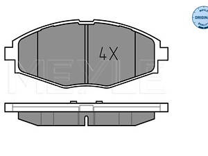 Колодки гальмівні передні дискові, CHEVROLET Matiz/Spark, DAEWOO Lanos/Matiz, 0.8-1.5, 97-