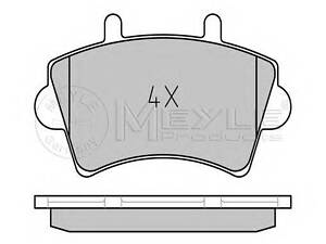 Колодки тормозные дисковые передние, комплект Platinum Pad MEYLE 0252361318PD на RENAULT MASTER II Van (FD)