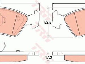 Колодки тормозные дисковые передние, OPEL Astra/Combo/Calibra/Kadett/Vectra, 1.4-2.5, 91-02