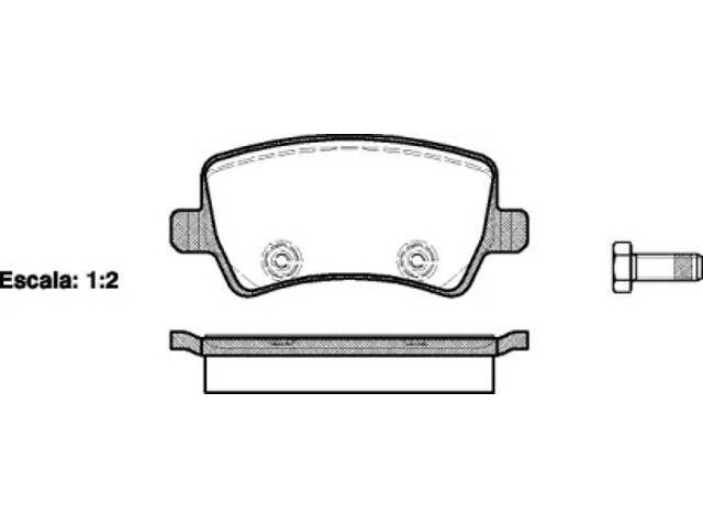 Колодки тормозные дисковые задние, FORD Galaxy, S-Max; VOLVO S60, S80, XC70 06-