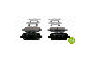 Колодки тормозные дисковые задние FDB1693 NISSAN Qashqai 07-14, Juke 10-19, Murano Z51 08-16, Tiida C11 04-12, X-Trail T